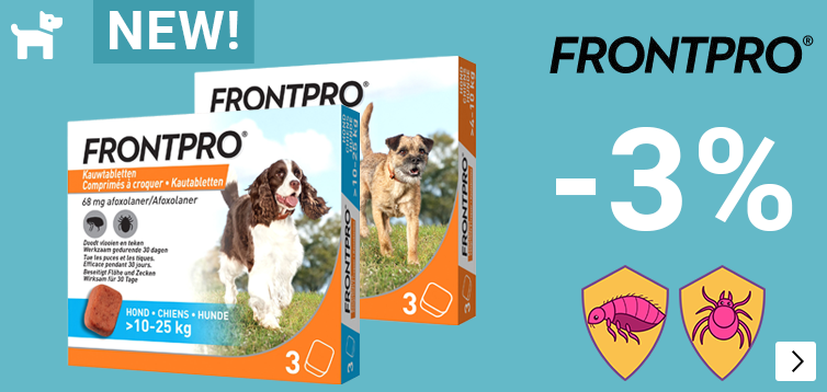 Frontpro NL en BE -3% DOG